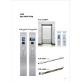 Hairline Stainless Steel Cabin Home Elevator